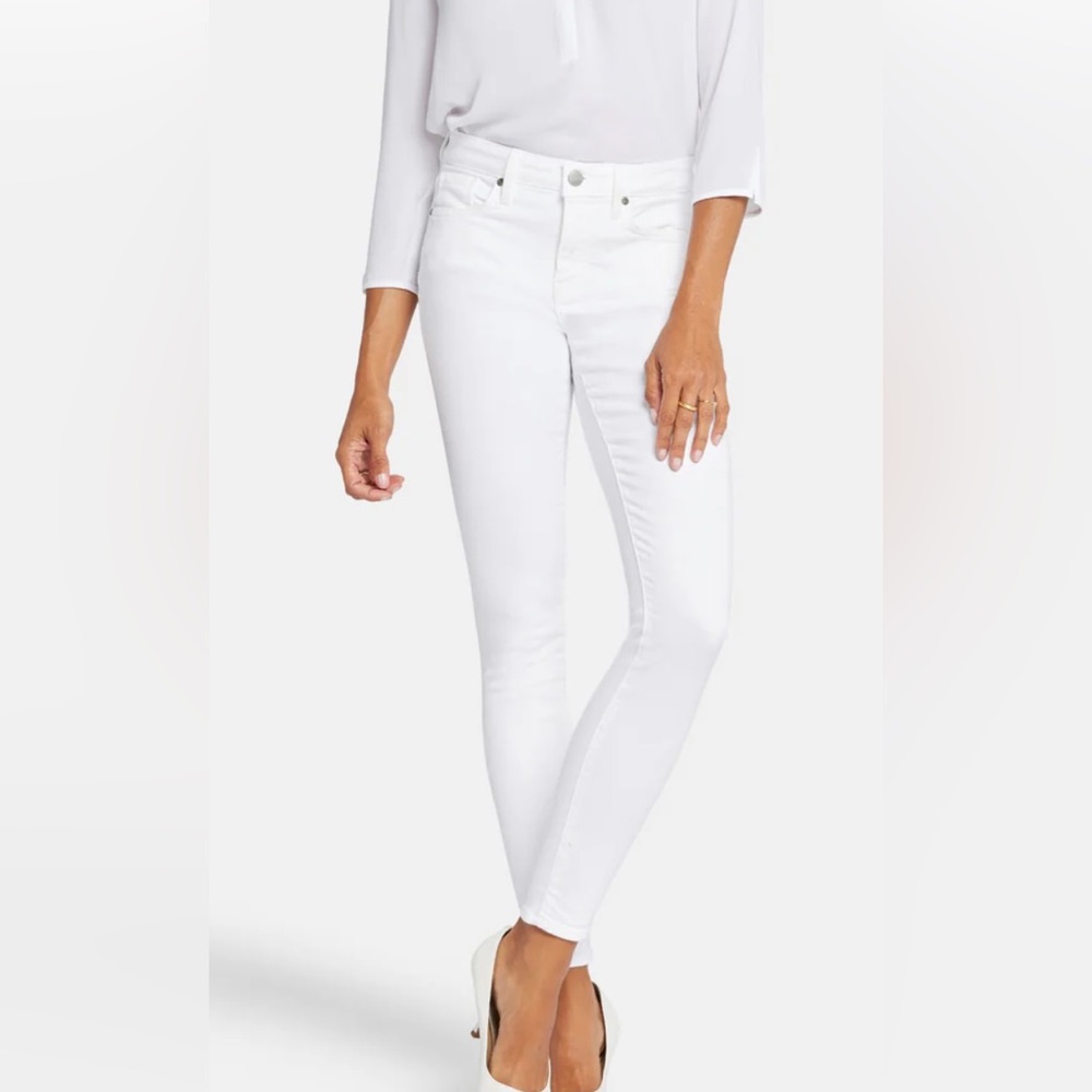 NYDJ Optic White Skinny Jeans | 10 | NWT